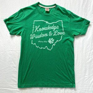 Homage Knowledge Wisdom & Love T-Shirt Ohio University Size Medium